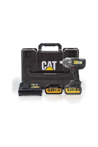 Cat DX73G 18 V 5.0 AH Çift Akülü 1700/2100 NM Kömürsüz Şarjlı Somun Sıkma