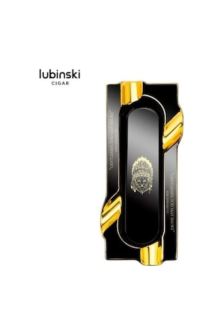 Lubinski Yeni Stil Uzun Dörtlü Puro Küllüğü Siyah