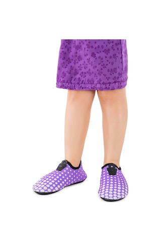 Kiko Kids Point Havuz Plaj Kız Çocuk Deniz Ayakkabısı 7514 Lila - Beyaz Lila - Beyaz