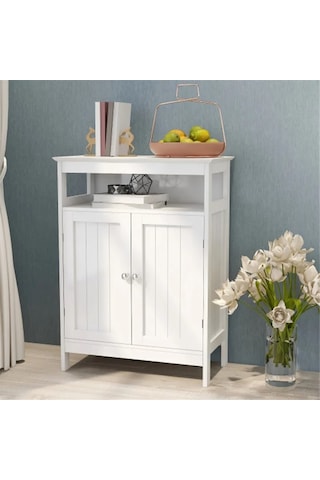 Ağaç Atölyesi - Radiance Ahşap Beyaz Dolap Beyaz