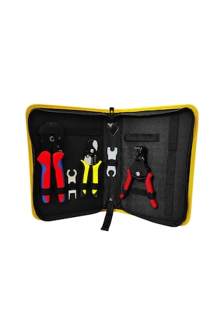 MC4 KONNEKTÖR SIKMA PENSESİ SETİ + 1 SET MC4 KONNEKTÖR