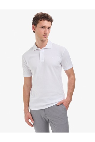 Pierre Cardin Erkek Beyaz Tişört Basic 50321128-vr013
