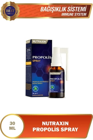 Nutraxin Propolis Sprey 30 Ml - Boğaz Spreyi