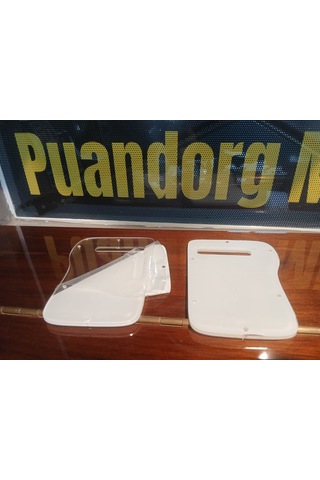Elektro Gitar Tremolo Arka Yay Kapağı Şeffaf