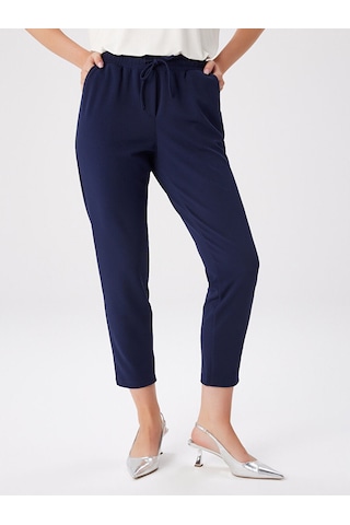 Faik Sönmez Comfort Fit Krep Örme Pantolon W27pnt002 Bw27pnt00220 Lacivert