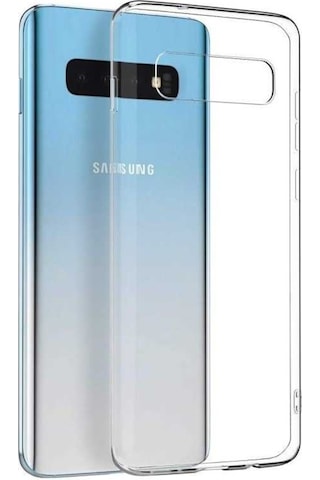 Samsung Galaxy S10 Plus Kilif Seffaf Silikon Hibrit Case 390885408