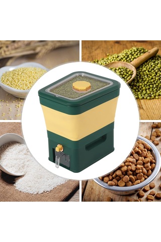 Gqiang Gıda Saklama Kapları, Katlanabilir 11,6 İla 26 Lb Pirinç