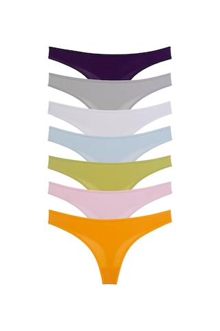 Kadın Külot Tanga 7 li Paket Likralı HARDAL 198183_R36