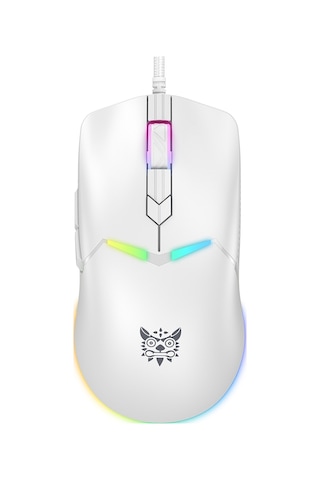 Onıkuma Cw929 Rgb 6400dpı Kablolu Fare Beyaz Diğer