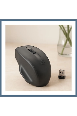 Buradabulabilirsin Kablosuz Optik Mouse 1600 Dpı Usb Alıcılı Aa Pil Bbz