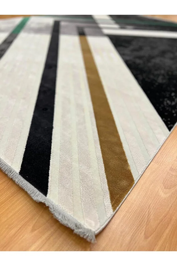 Mevlana Bazaar Emerald 200 X 300 Bambu Yün Halı Çok Renkli