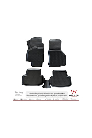 Vw Passat B8.5 B8 Paspas 2015 2022 Arası 3D Havuzlu Wöller Paspas