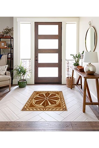 Kaplama Zemin Kaplama Folyosu Dekoratif Folyo 65x65 Cm 8.model Çok Renkli
