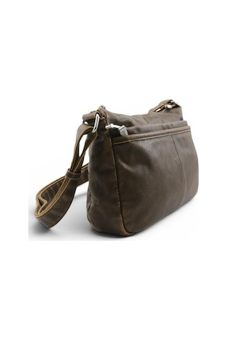 Baginn Eskitme Yıkama S.deri Günlük Postacı Çanta Çapraz Askılı Kadın Omuz Çantası 27 17 Cm Retro Kahverengi