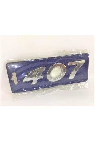 407 Yazısı ( 407 Krom Bagaj Arması )