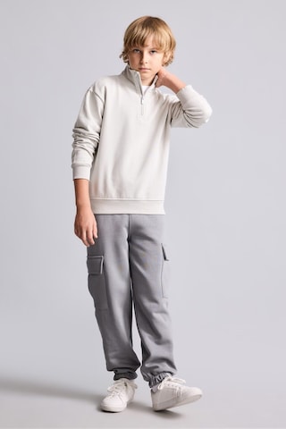 Defacto Oversize Yarım Fermuarlı Dik Yaka Sweatshirt Erkek Çocuk H7132a826augr294 Gri-gr294