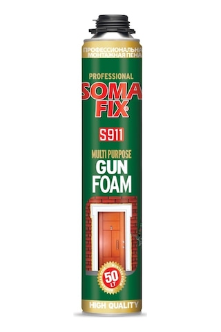 750ML-850G Somafix Tabancalı Poliüretan Köpük Tam Gamaj