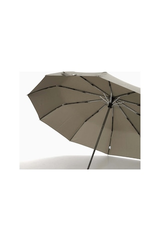 Bosile Parachase 3268 Big Circle Grip Silikon Uçlu Büyük Otomatik 3 Kademeli Şemsiye Siyah