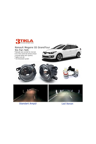 Renault Megane Sw Grandtour 2008-2015 Beyaz Led Xenon Sis Farı Seti