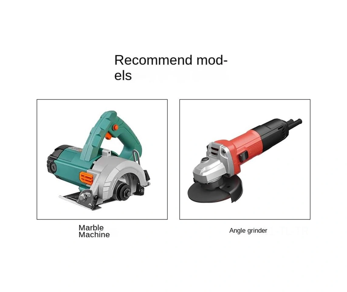 Hombey 125x22.23mm 5 İnç Dayanıklı Taş Kesim Bıç Akları - Fayans, Mermer, Granit Ve Seramik İç İn Hassas Kesim