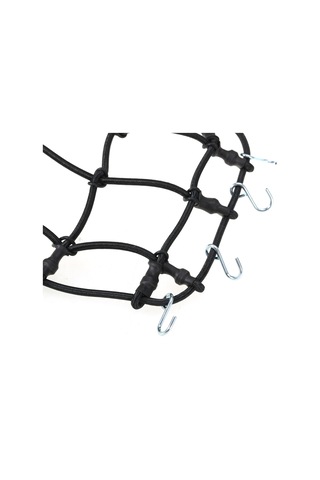 Tenfowee 1/10 Simülasyon Tırmanma Arabası İçin Sürtünmez Kauçuk Çantalar Ağı - Siyah 20x11cm