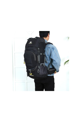 Weikani Çok Amaçlı Suya Dayanıklı 60l Outdoor Sırt Çantası Siyah