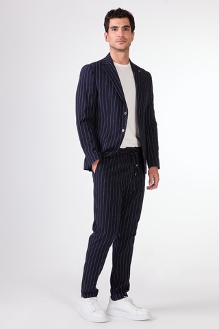Dufy Erkek Slim Fit Mono Yaka Lacivert Ceket-18351