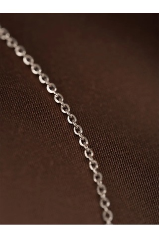 Veronika Gümüş 925 Boyun Zincirli Denizci Zinciri 432471169 Gri