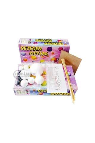 Gezegen Sistemi Maketi, 9 Parça, Güneş Sistemi, Eğitici Maket, Model Gezegenler