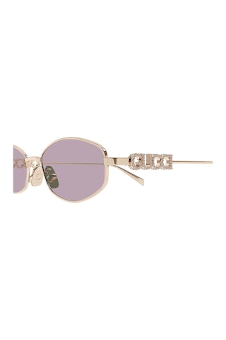 Gucci Gg1802s 003 55 Kadın Güneş Gözlüğü Altın