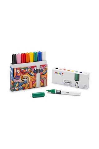 Carioca Plus Akrilik Marker 8'li