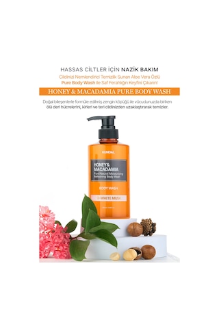 Kundal White Musk Yoğun Nemlendirici Vücut Yıkama Jeli 500 ML