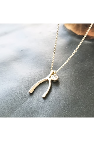 Altın Pırlantalı Lades Kemik Kolye As984klr2t2 Altınsepeti