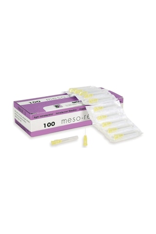 Meso Relle 30G x 6 MM Hipodermik Mezoterapi İğnesi 100 Adet