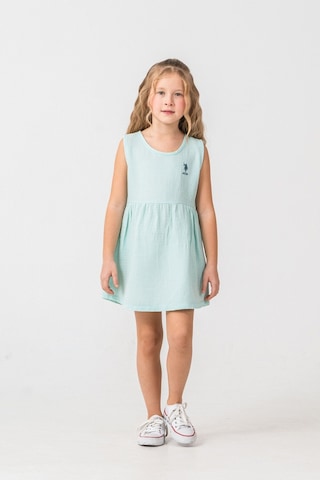 U.s Polo Assn. Kız Çocuk Yeşil Elbise 5274-50223 Yeşil