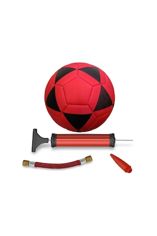 Aee Voleybol Topu + 3 Lü Mini Pompa Seti Indoor Outdoor Dayanıklı Şişirme Pompalı Set Karışık Renk Ve Model Açık Gri
