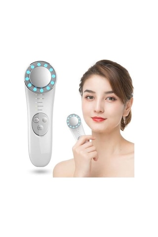 Yüz Masajı Gençleştirme Cihazı Kırışıklıkları Temizleme Ve Cilt Sıkılaştırma Cilt Bakım Araçları Kaldırma Masaj Makinesi Led Maskesi 8bpb4z Beyaz