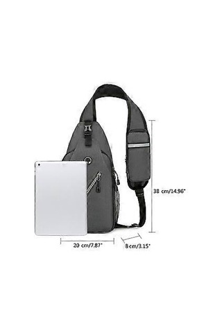 Çok İşlevli Göğüs Çantası Erkek Moda Trendi Su Geçirmez Omuz Çantaları Günlük Su Geçirmez Hafif Postacı Çantası Kırmızı Kırmızı