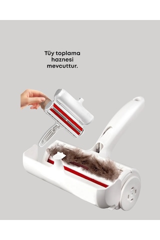 Elektriksiz Hazneli Tüy Temizleyici Kedi Köpek Tüy Toplama Rulosu Çok Renkli