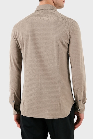 Emporio Armani Erkek Gömlek Em001537 Af10017 F6063 Bej Bej