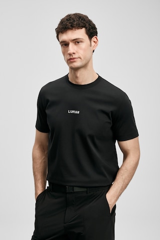Lufian Marcus Erkek T-shirt 111020322 Siyah