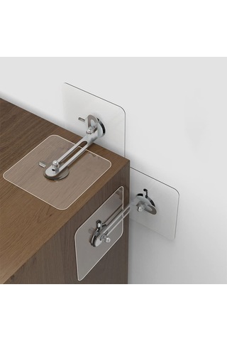 6 Adet Delme Gerektirmeyen Mobilya Duvar Dübeli - Duvar Montaj Kitiyle Mobilya Devrilmez Diğer