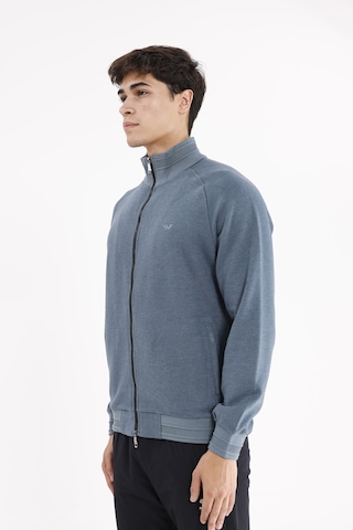 Rowinger Polo Yaka Rahat Kalıp Selanik Yapıda Mevsimlik Spor Görünümlü Sweatshirt PETROL