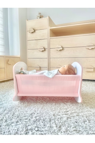 Promodül Bulut Oyuncak Beşik Pembe - Beyaz