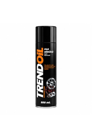 Trendoil Pas Sökücü Sprey 500 Ml Metal Yüzey Pas Ve Kir Temizleyici Sprey Güçlü Formül 30'lu Paket 30 Adet