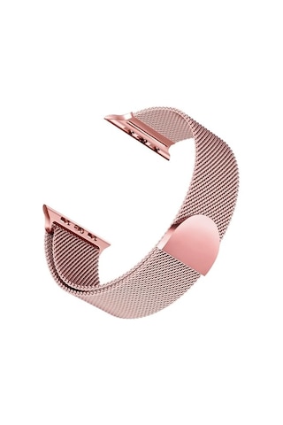 Apple Watch Series 10 42mm Kordon Luxe Metal Twist Iridescent Apple Watch Series 10 42mm İle Uyumlu Kordon, Akıllı Sa