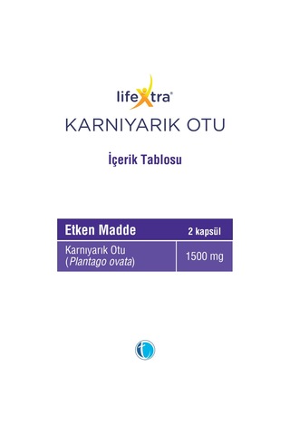 Lifextra Karnıyarık Otu 750 MG 120 Kapsül