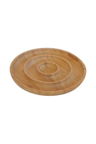 Bambum Fufu 3 Bölmeli Kahvaltılık & Çerezlik 12x8,5 Cm - Derinlik 3 Cm