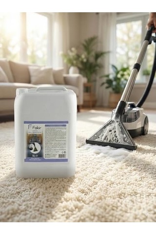 Makine Halı Şampuanı 5 Litre - Tüm Makinelere Uygun Halı Deterjanı - Üstün Leke Çıkarma