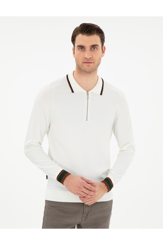 Pierre Cardin Erkek Ekru Kazak /triko 50296452-vr019 Ekru